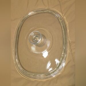Pyrex DC1.5C Clear Glass Oval Casserole Lid 1.5 Qt Replacement